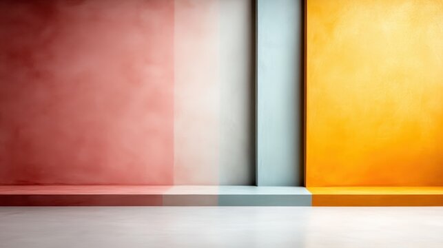 A modern display of textured colorful wall panels, showcasing a magnificent blend of colors and texture in an artistic presentation that enhances contemporary interior design.