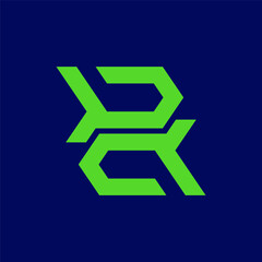 R logo, R letter logo, RC letter logo, CC logo, letter logo, custom shape logo