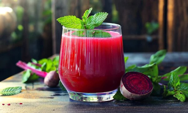 Beetroot mint refresher