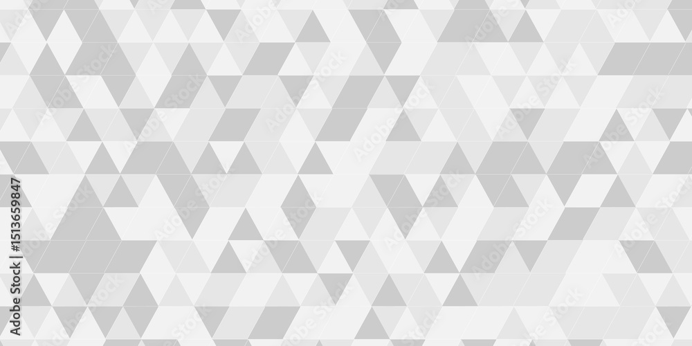 Poster seamless white, gray cube square low polygon texture wallpaper. abstract surface creative diamond pa