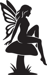 silhouette of a girl