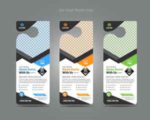 Real estate agency business door hanger