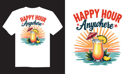 Vector illustration batch sea of  t-shirt design