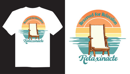 Vector illustration batch sea of  t-shirt design