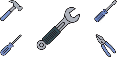 set of tools icon