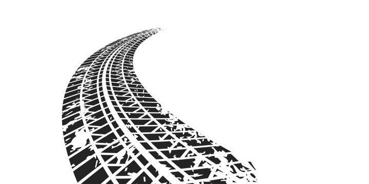 wheel tire tracks background design,vector ilustration