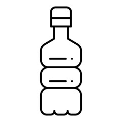 Plastic Bottle line icon