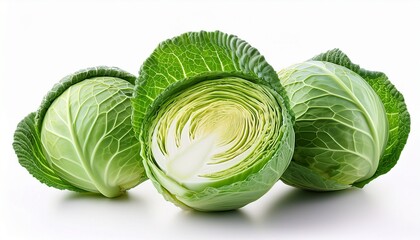 Fototapeta premium cabbage isolated on white background