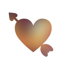 red heart with arrow