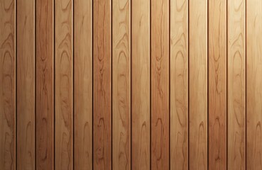 Obraz premium Vertical wooden panel texture. Brown natural pattern surface with visible wood grain. Timber plank finish for construction building exterior and interior design.