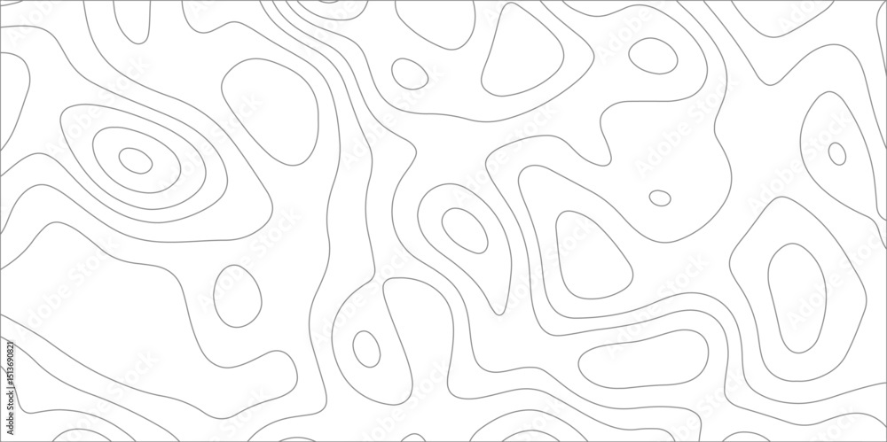 Poster abstract background with topographic map white background. the stylized height of the topographic ma