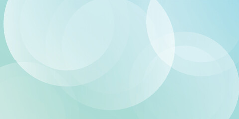 Minimalist banner background. Green and blue gradations.Circle geometric background. Simple  modern abstract