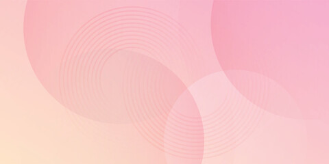 Minimalist banner background, pastel colorful, pink and yellow arts modern