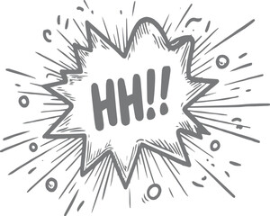 Obraz premium decorative vintage ornament frame, Dynamic explosion effect with radiating lines and scattered