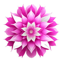 Flower mandala cut out