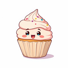 Celebration Cupcake with Swirl Frosting