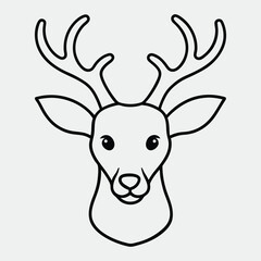 deer head isolated