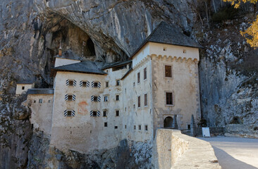 Predjama Castle in Postojna, Slovenia