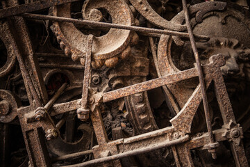 Rusting Remnants of a Cast Iron Gate – Kathmandu