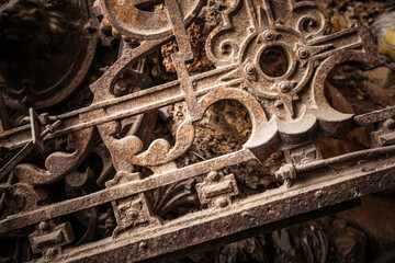 Rusting Remnants of a Cast Iron Gate – Kathmandu