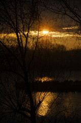 Naklejka premium Sunset 