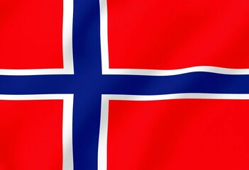 Obraz premium Vector illustration of a Norwegian flag background, suitable for various design projects, design, simple