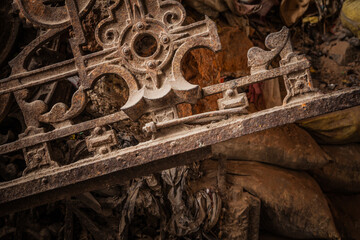 Rusting Remnants of a Cast Iron Gate – Kathmandu