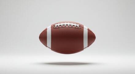 Minimalist Football Floating - Clean Studio