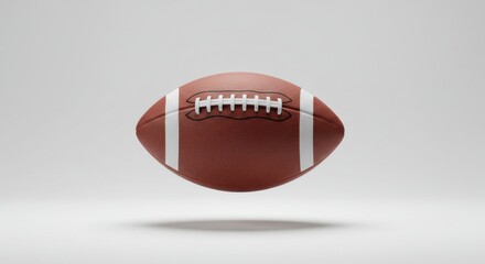 Minimalist Football Floating - Clean Studio