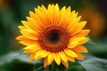 Obraz premium Close-up of a vibrant sunflower.