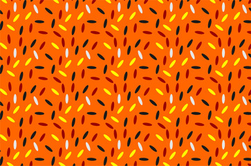 Rice pattern background. Isolated concept.