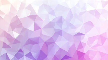Obraz premium Abstract polygonal design with soft pastel shades.