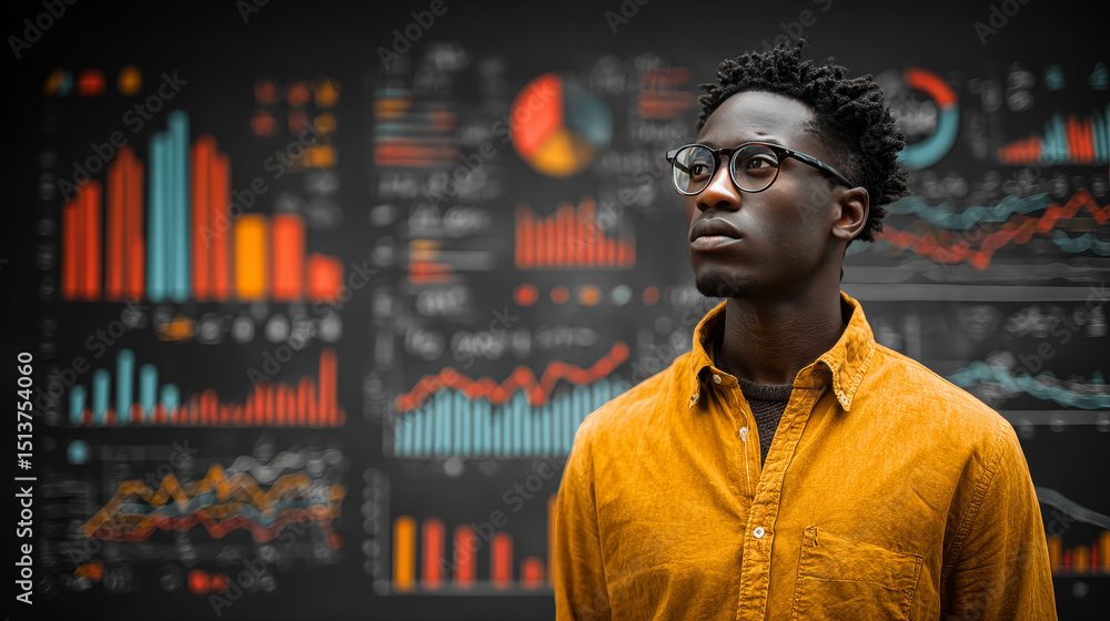 Poster business intelligence bi. driving smart decision-making with advanced analytics and big data insight