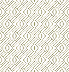 Elegant intertwined looping lines