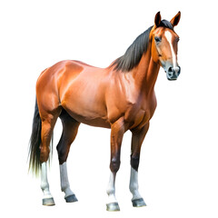Obraz premium Horse isolated on a transparent background