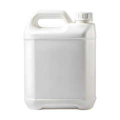 plastic jerry can isolated on a transparent background