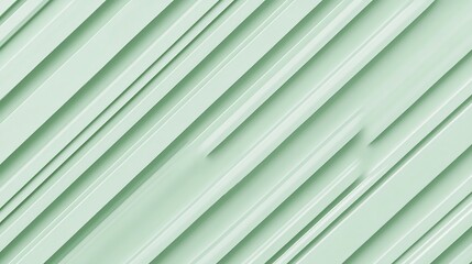 Obraz premium Light green diagonal lines create a dynamic abstract pattern.