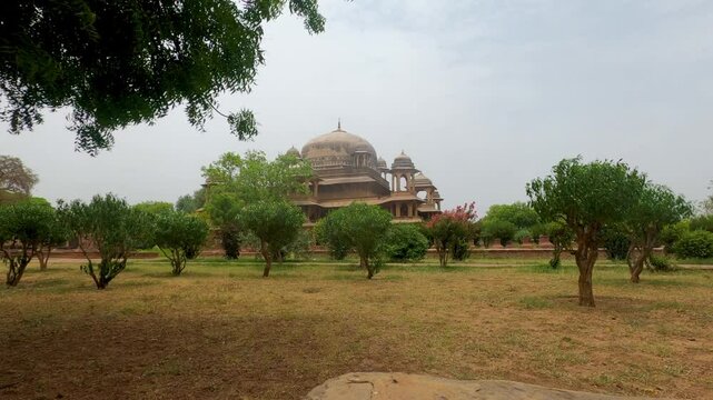 Tomb of Muhammad Ghaus, a Sufi saint in Gwalior, Madhya Pradesh, India,Tombs of Mohammed Ghaus & Tansen