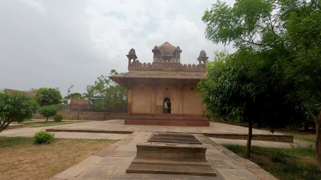 Tomb of Muhammad Ghaus, a Sufi saint in Gwalior, Madhya Pradesh, India,Tombs of Mohammed Ghaus & Tansen