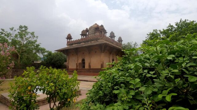 Tomb of Muhammad Ghaus, a Sufi saint in Gwalior, Madhya Pradesh, India,Tombs of Mohammed Ghaus & Tansen