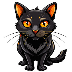 vector illustration of a cat
