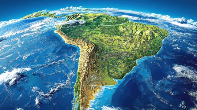 South America Detailed Map