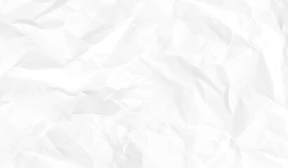 Paper texture Crumpled White. Grey paper texture, Old vintage page or grunge vignette of old newspaper. Top view.