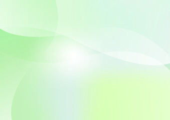 Obraz premium シンプルな黄緑のグラデーション背景 ベクター 素材 