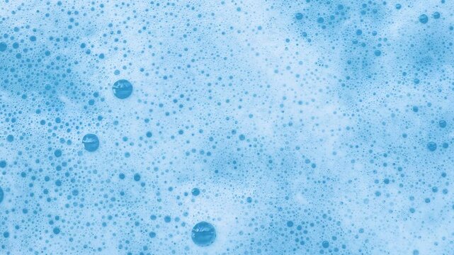 Abstract white soap foam bubbles texture background