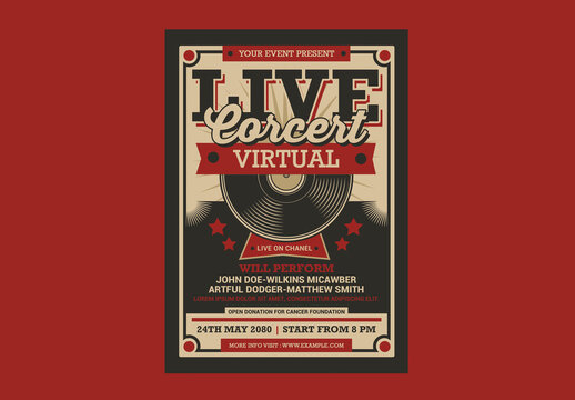 Live Concert Virtual Retro