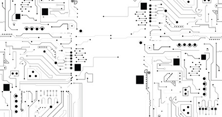 Circuit board backgrounds abstract electronics.