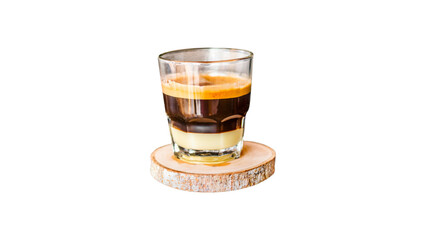 Coffee in a shot glass