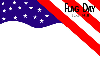 flag day theme poster banner design