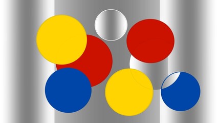 colorful circle on white background
